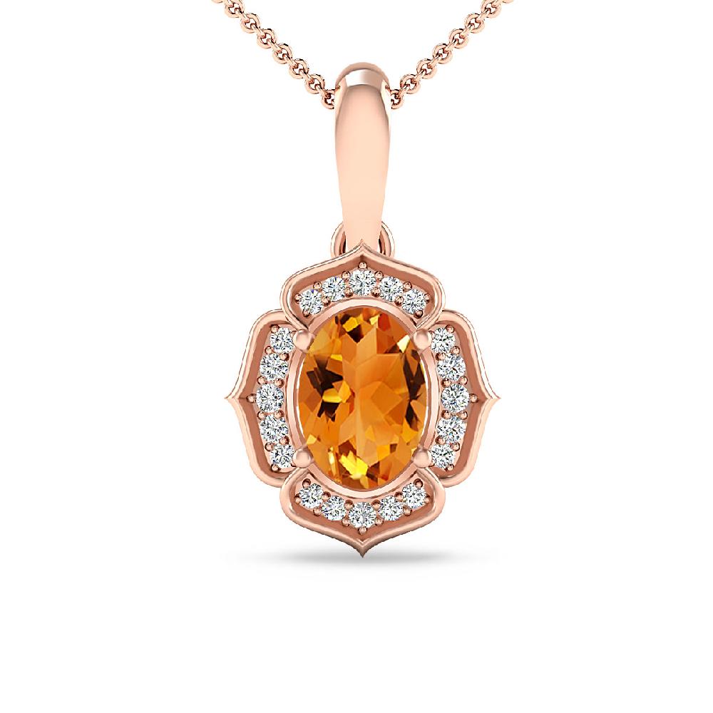 Rose Gold - Citrine