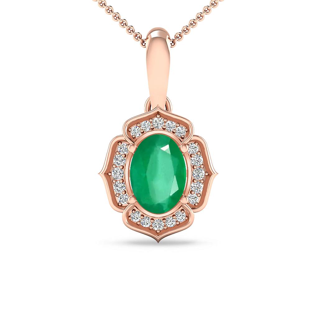 Rose Gold - Emerald