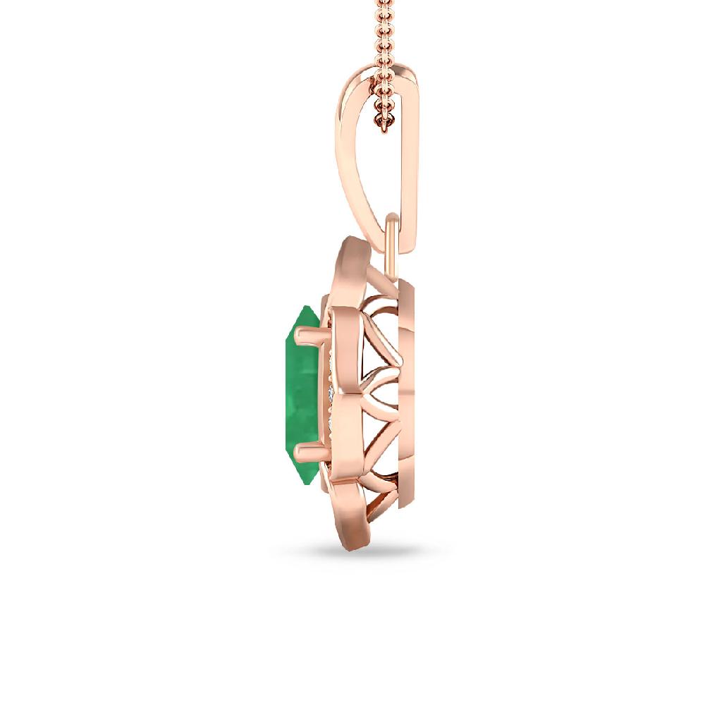 Rose Gold - Emerald