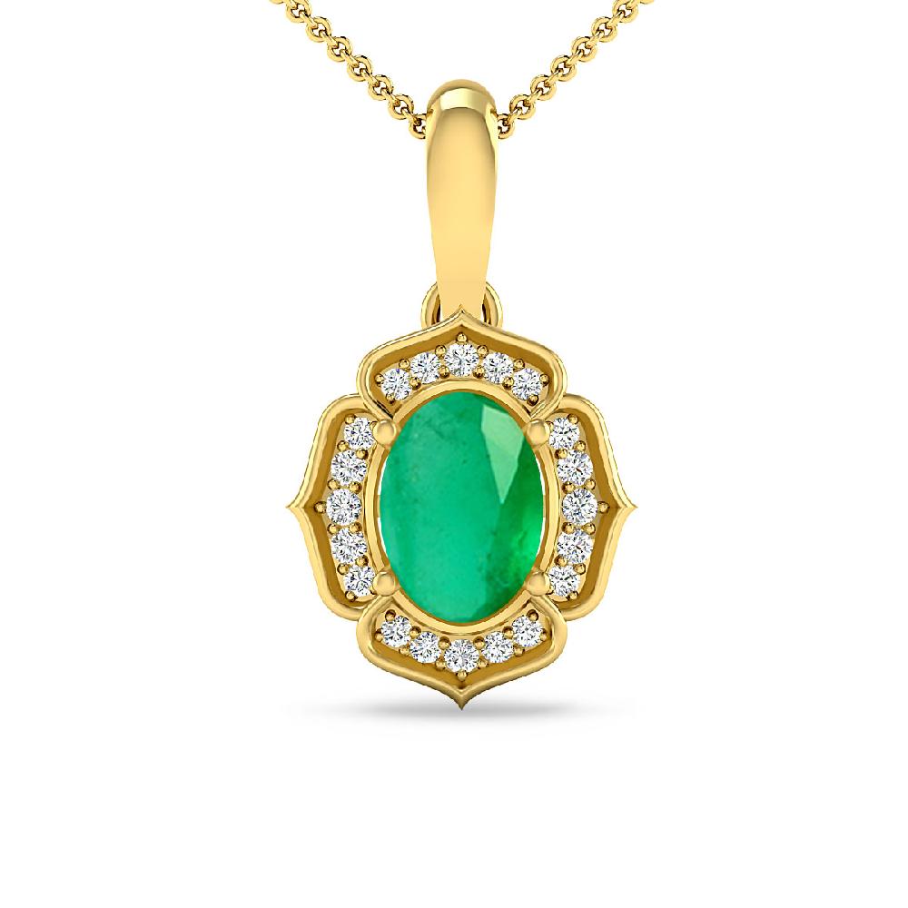 Yellow Gold - Emerald