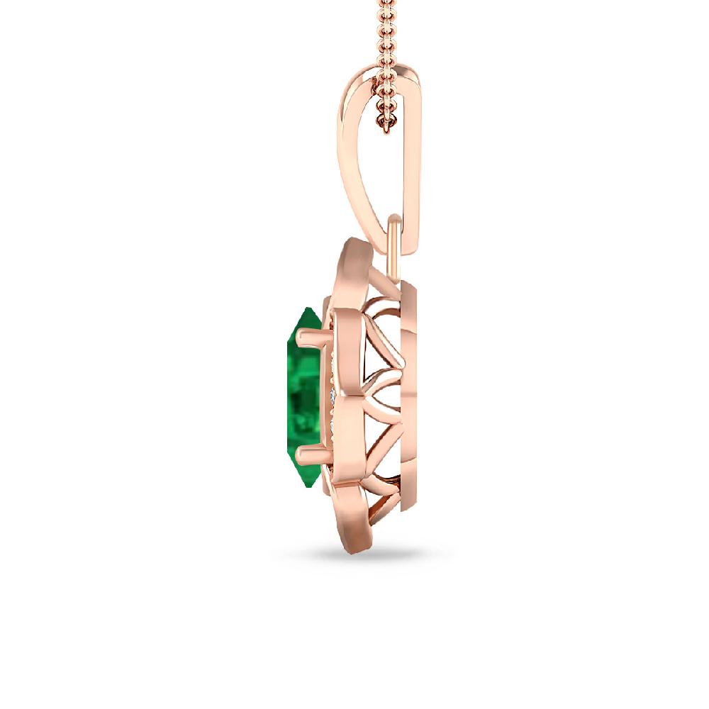 Rose Gold - Emerald