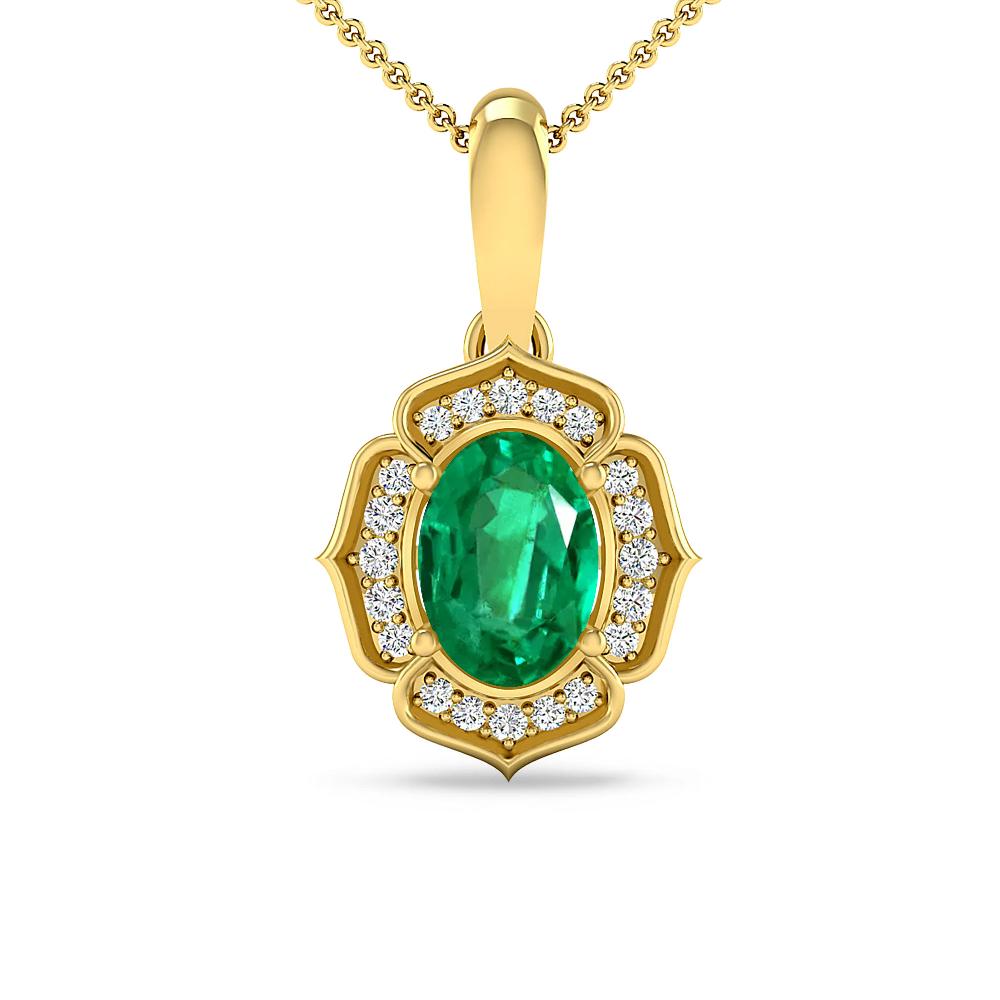 Yellow Gold - Emerald