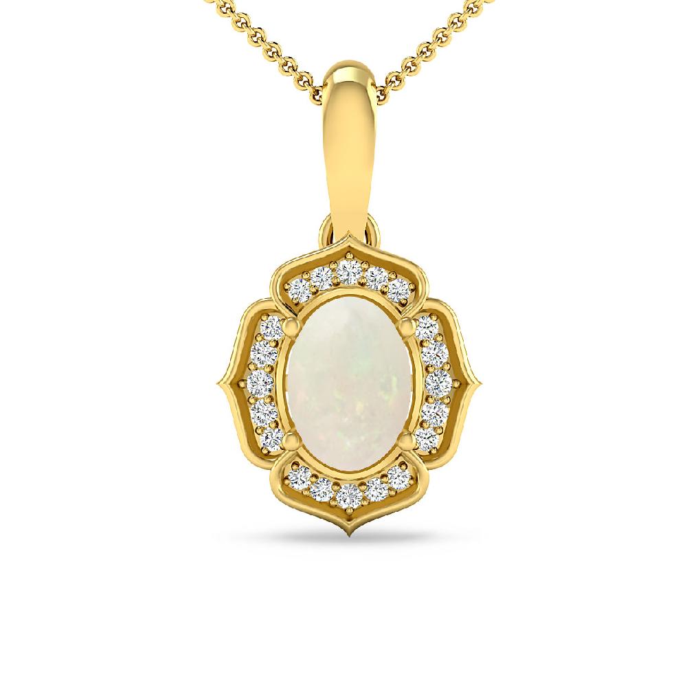 Yellow Gold - Opal