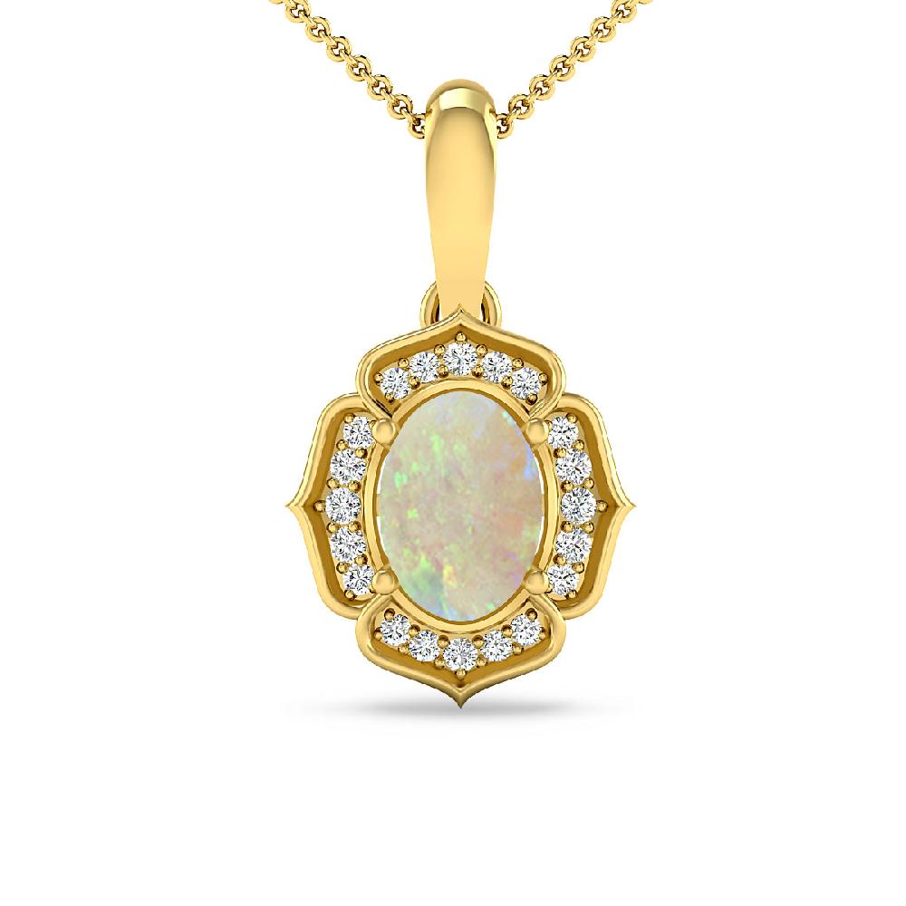 Yellow Gold - Opal