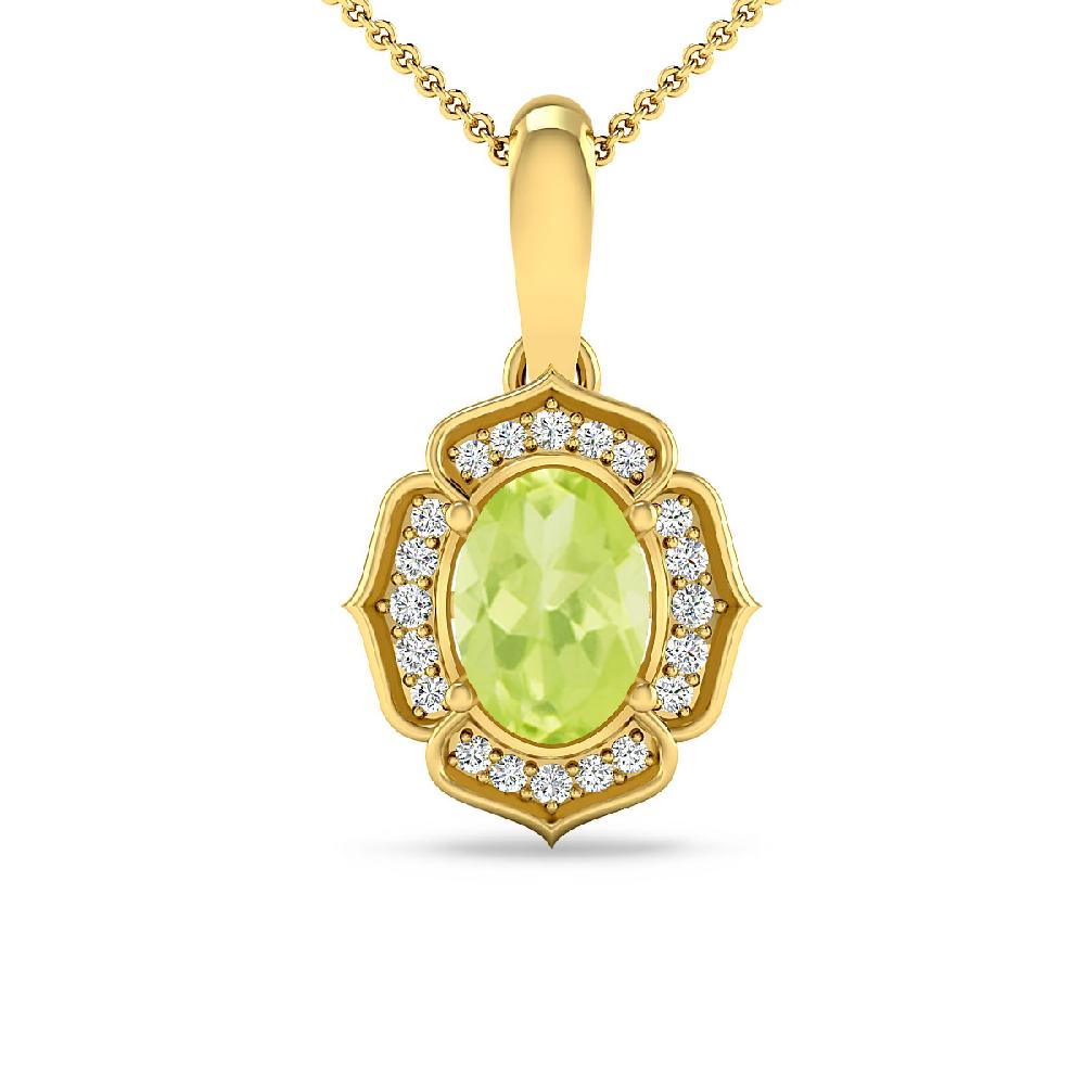 Yellow Gold - Peridot