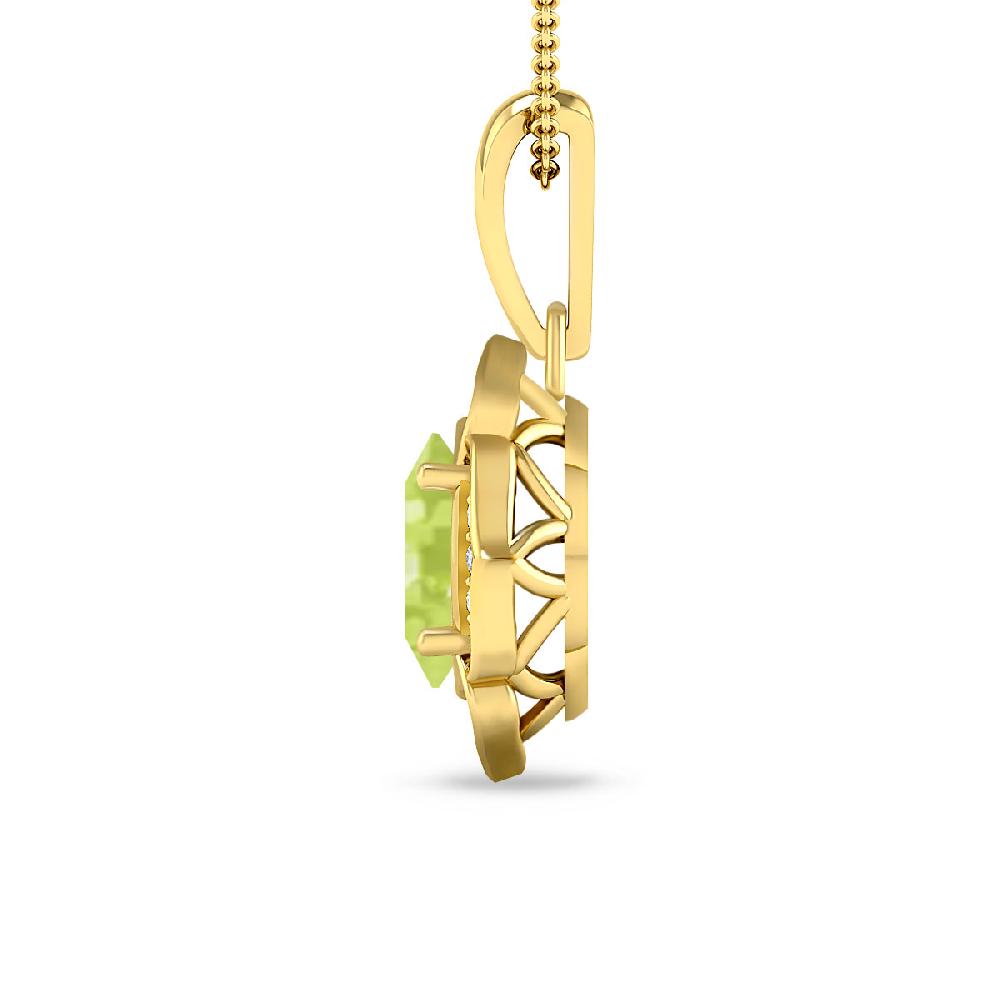 Yellow Gold - Peridot