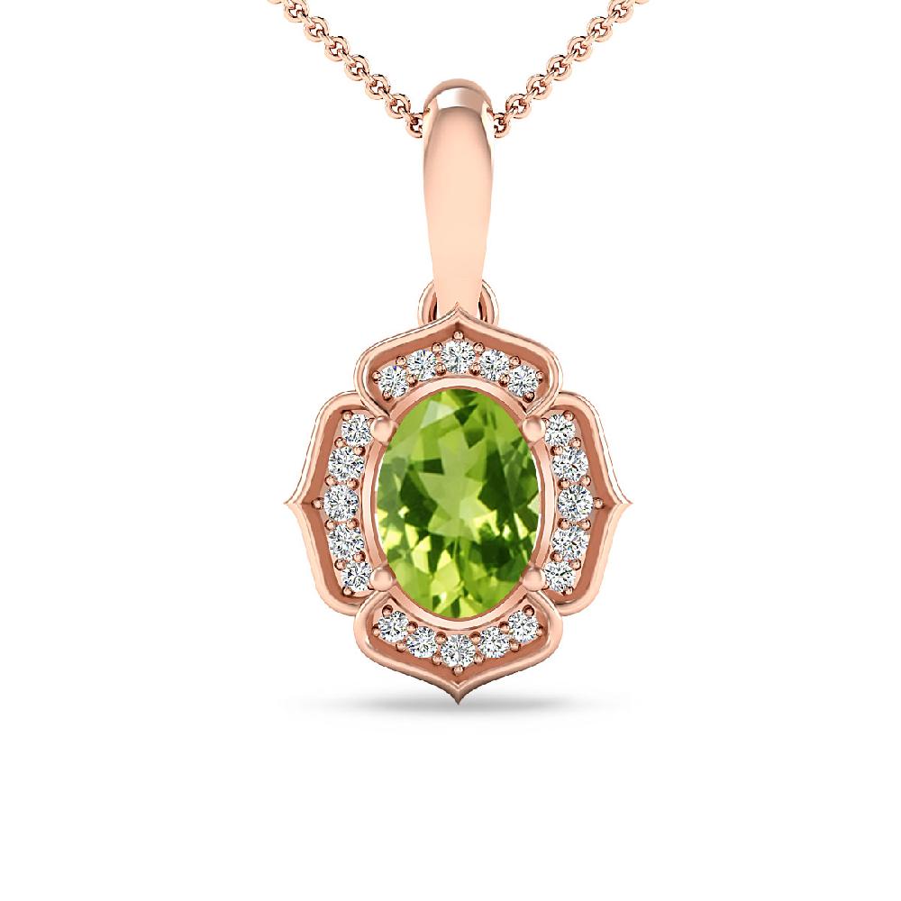 Rose Gold - Peridot