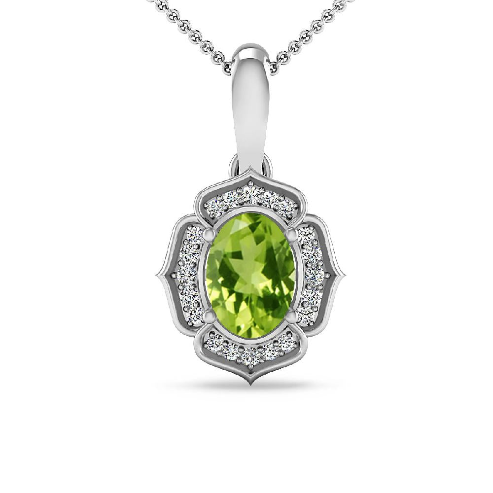 White Gold - Peridot