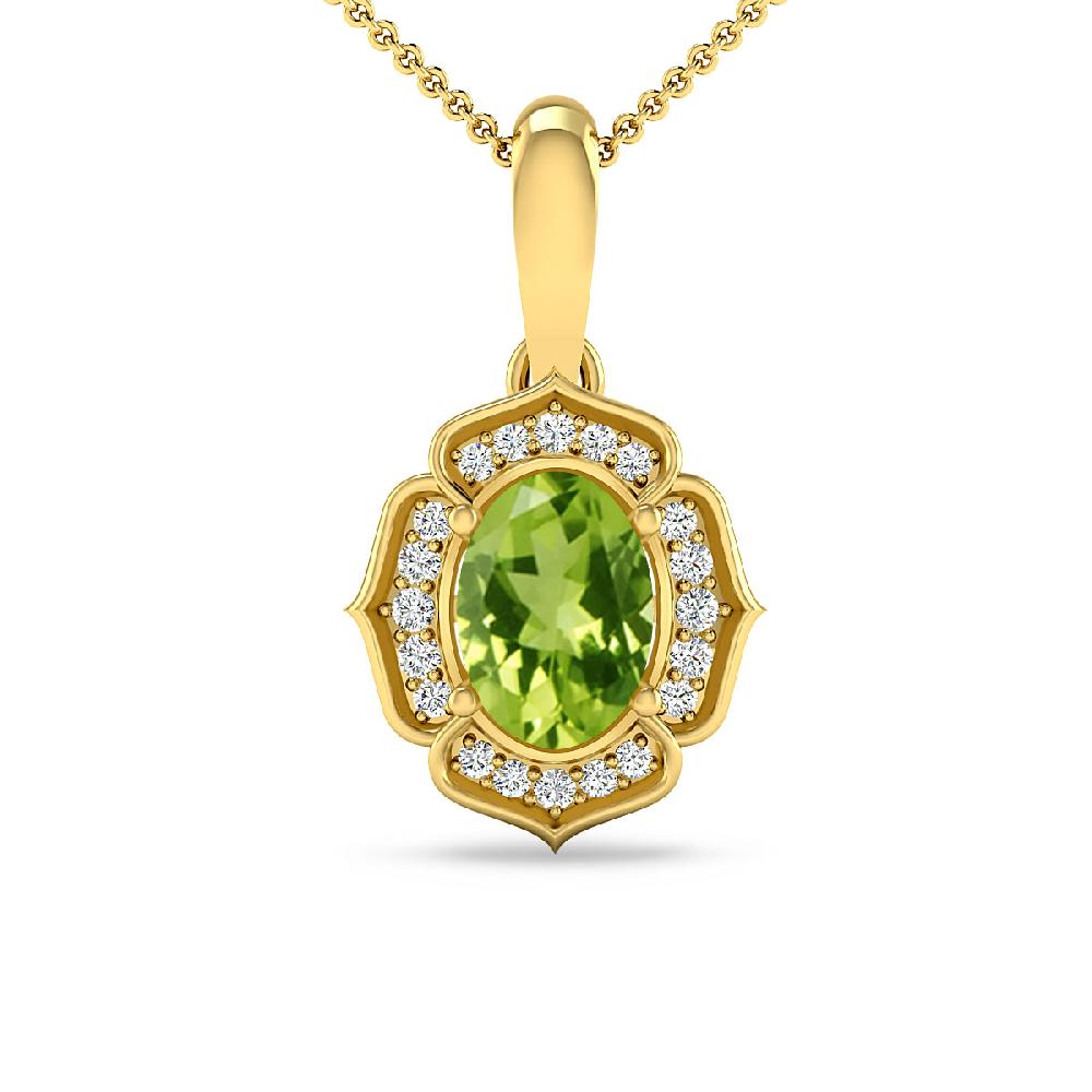 Yellow Gold - Peridot