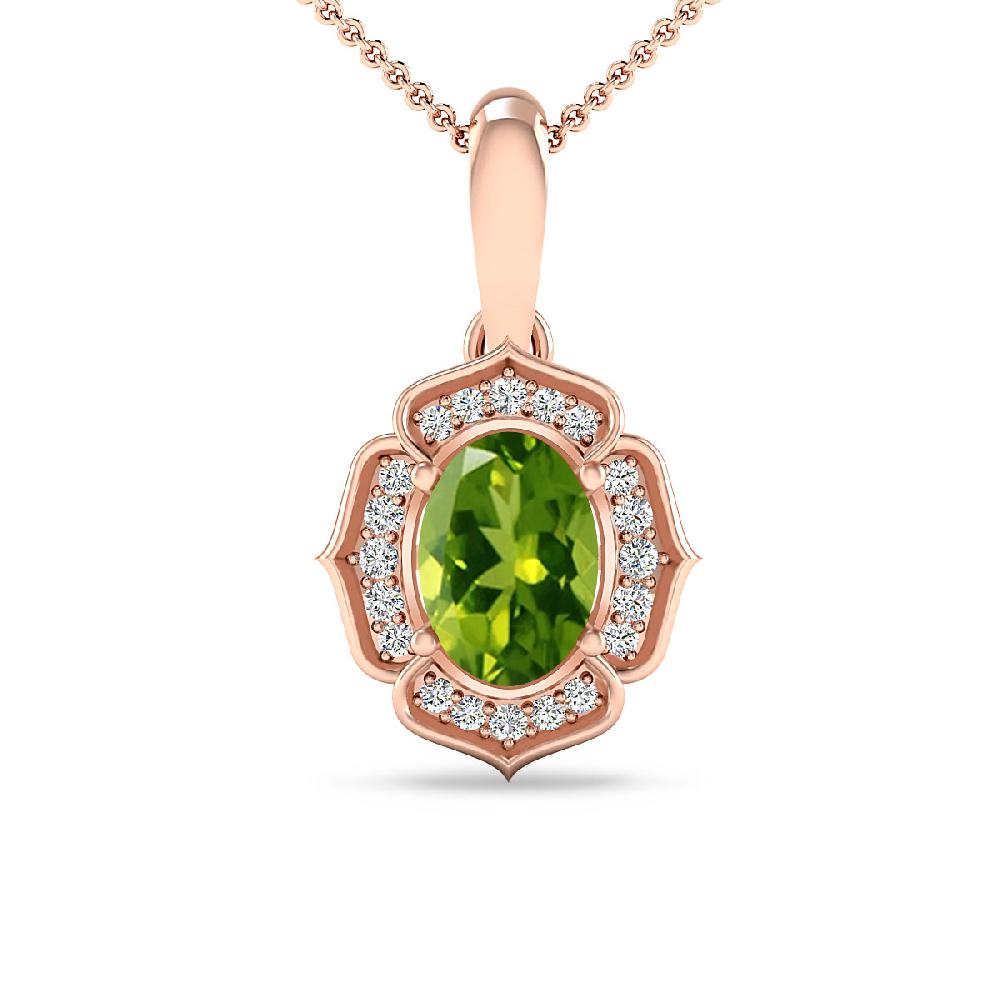 Rose Gold - Peridot