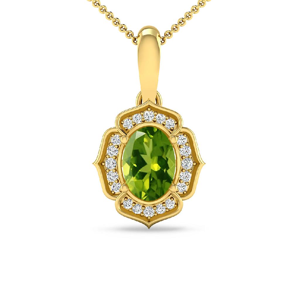 Yellow Gold - Peridot