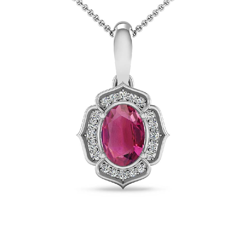 White Gold - Pink Tourmaline