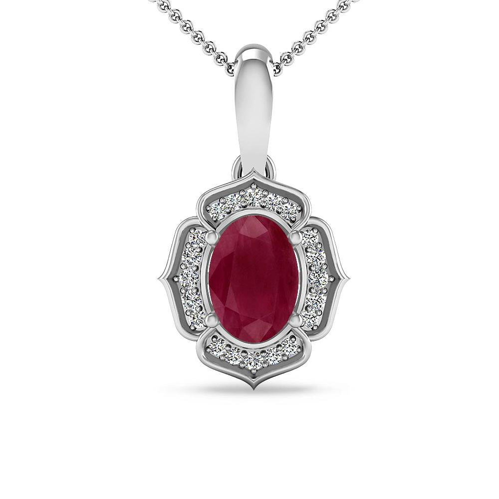 White Gold - Ruby