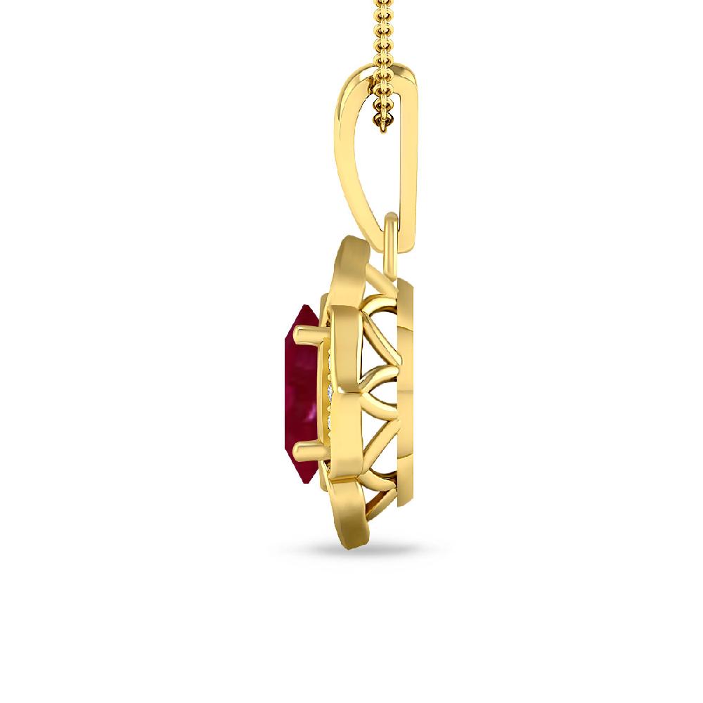 Yellow Gold - Ruby