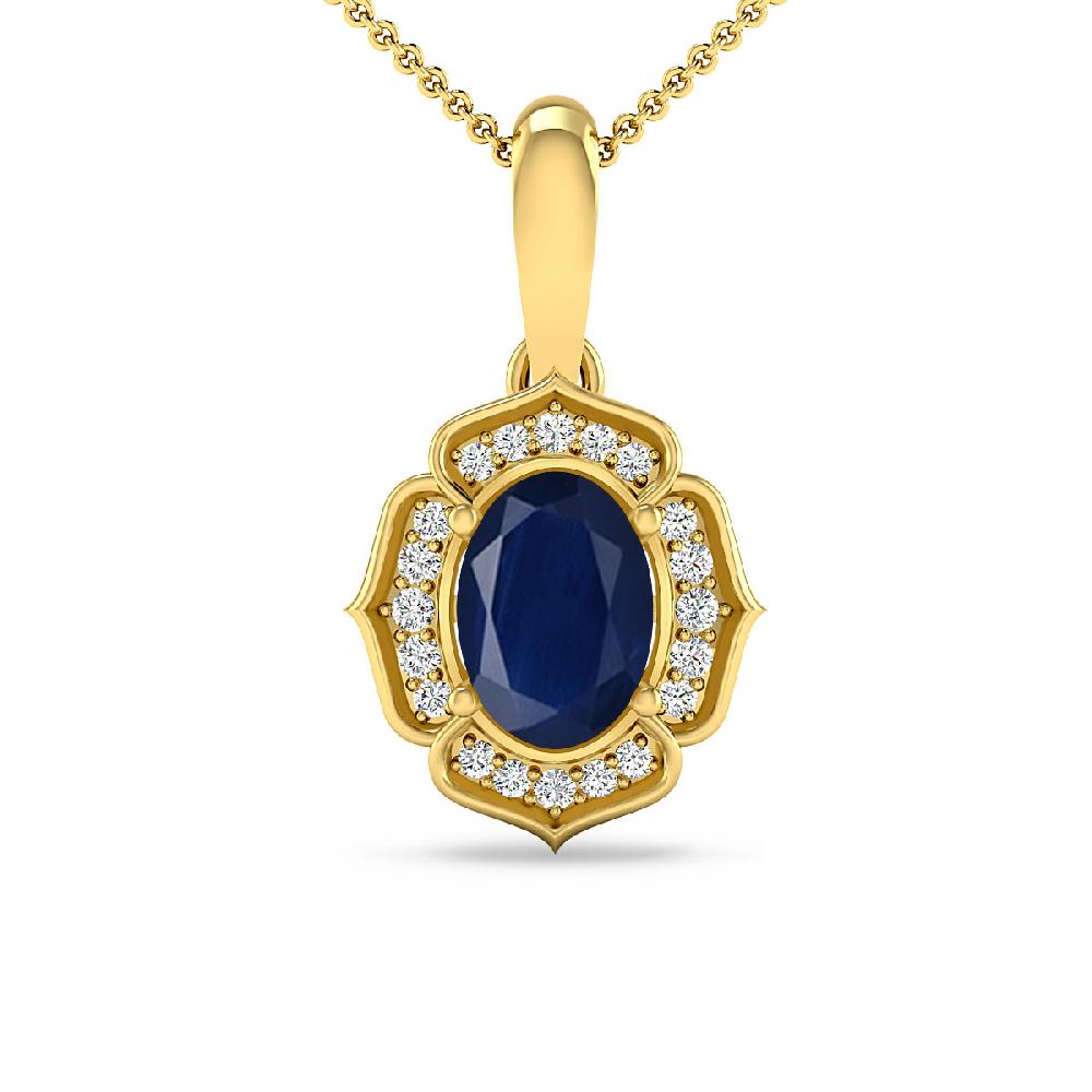 Yellow Gold - Sapphire