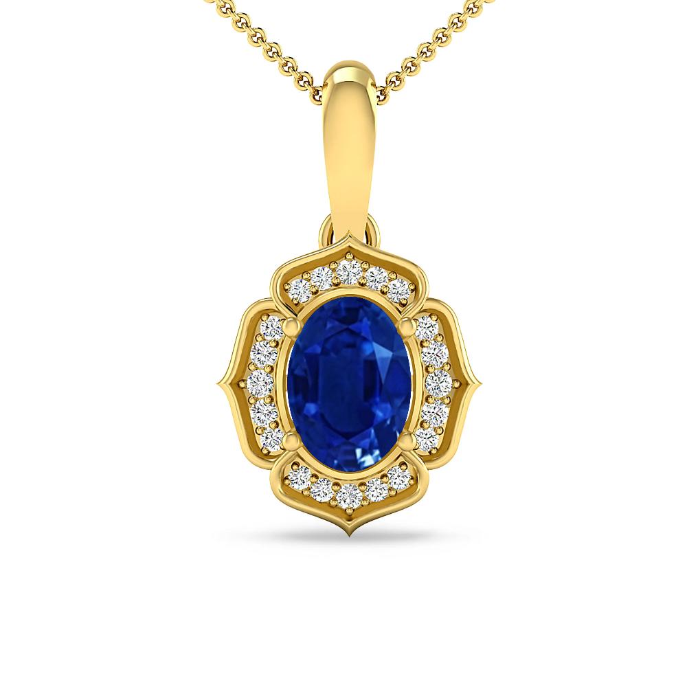 Yellow Gold - Sapphire