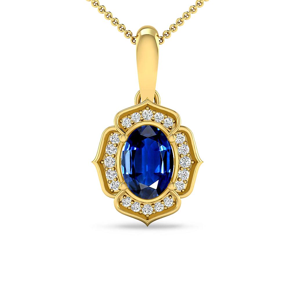 Yellow Gold - Sapphire