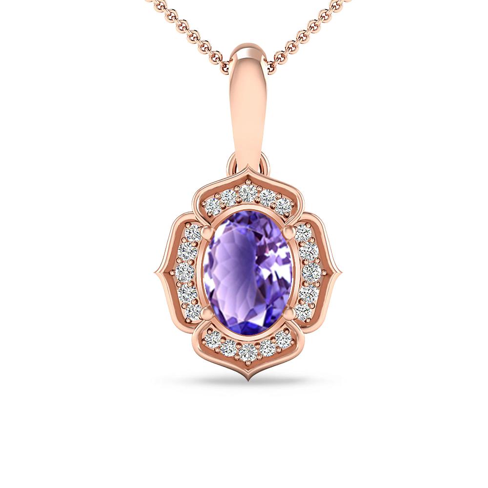 Rose Gold - Tanzanite