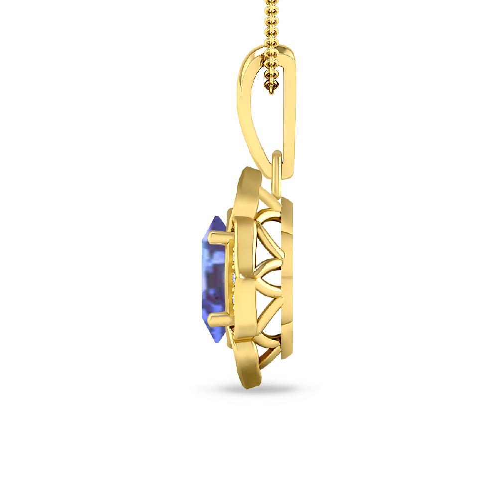 Yellow Gold - Tanzanite