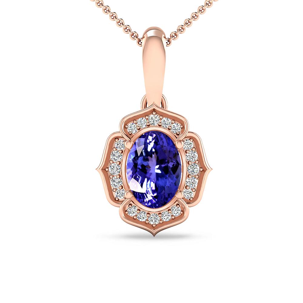 Rose Gold - Tanzanite