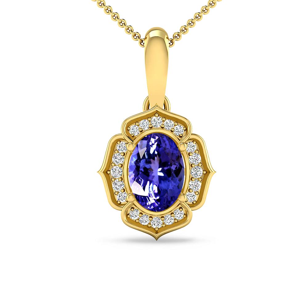 Yellow Gold - Tanzanite