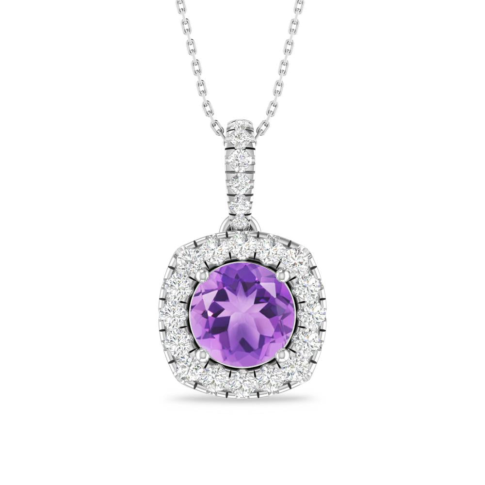 White Gold - Amethyst