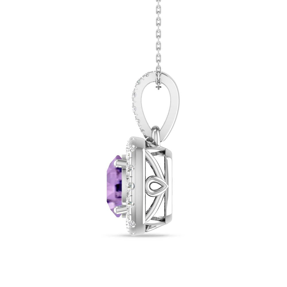 White Gold - Amethyst