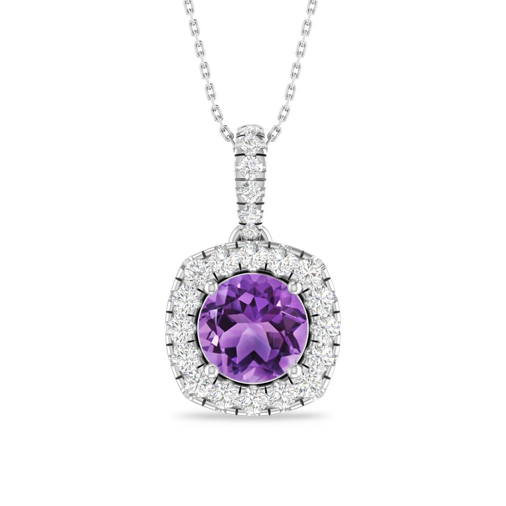 White Gold - Amethyst