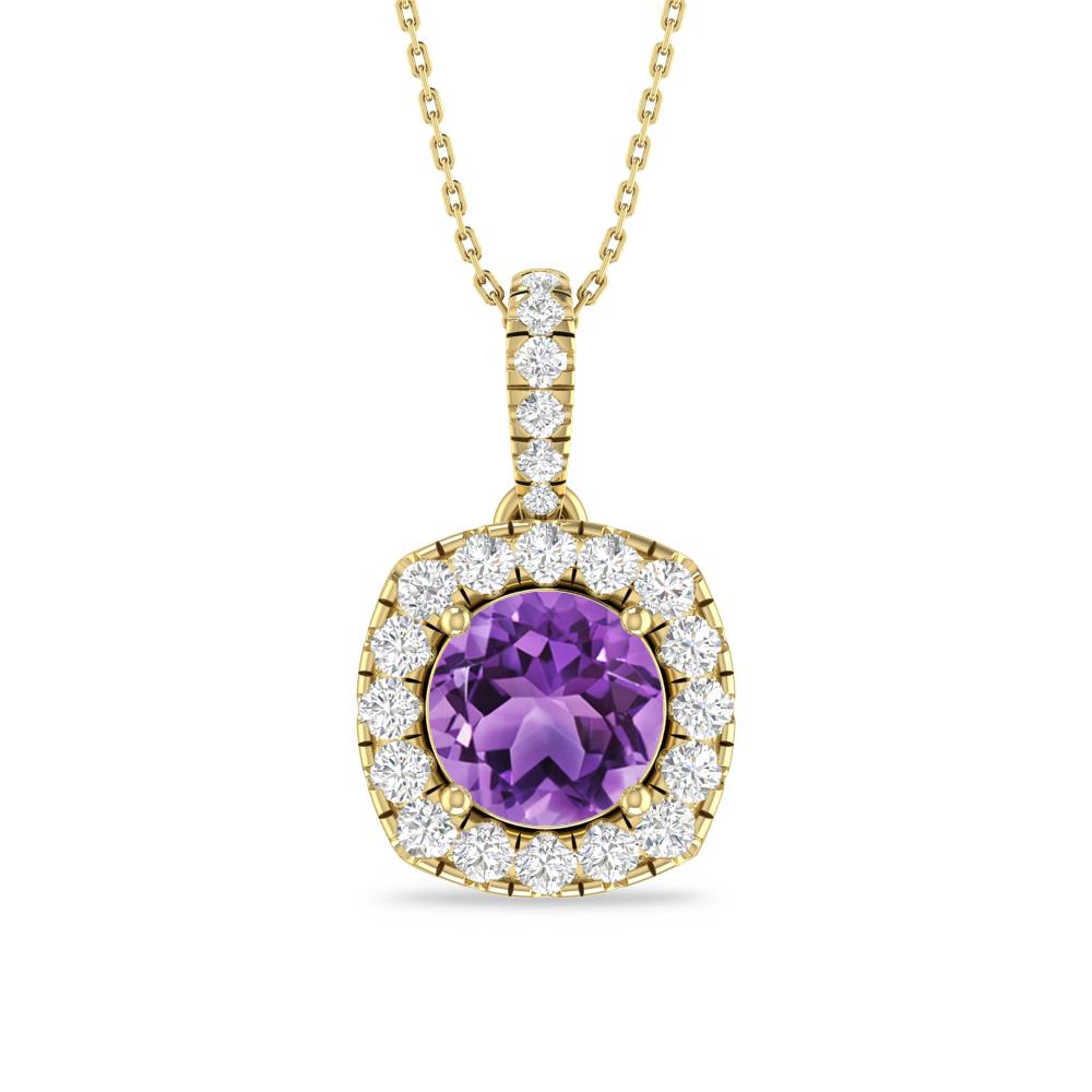 Yellow Gold - Amethyst