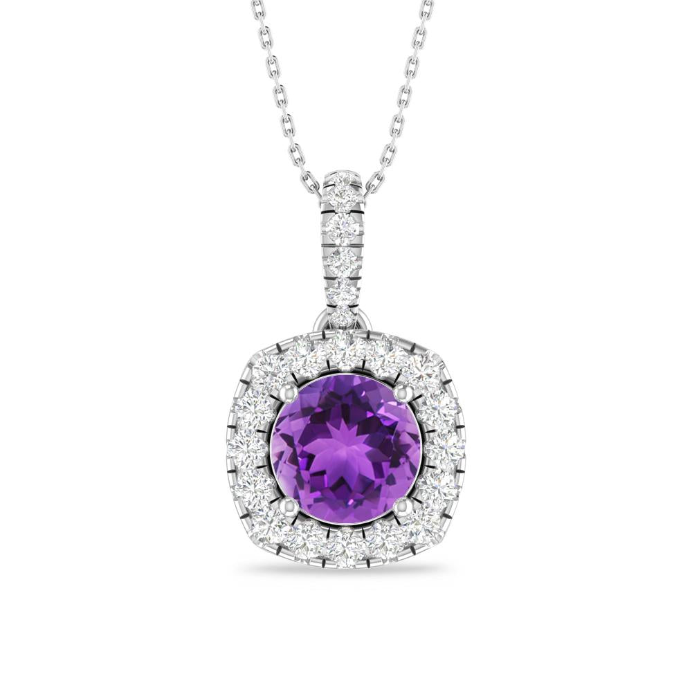 White Gold - Amethyst