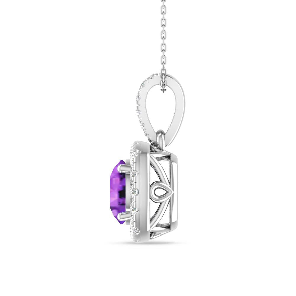 White Gold - Amethyst
