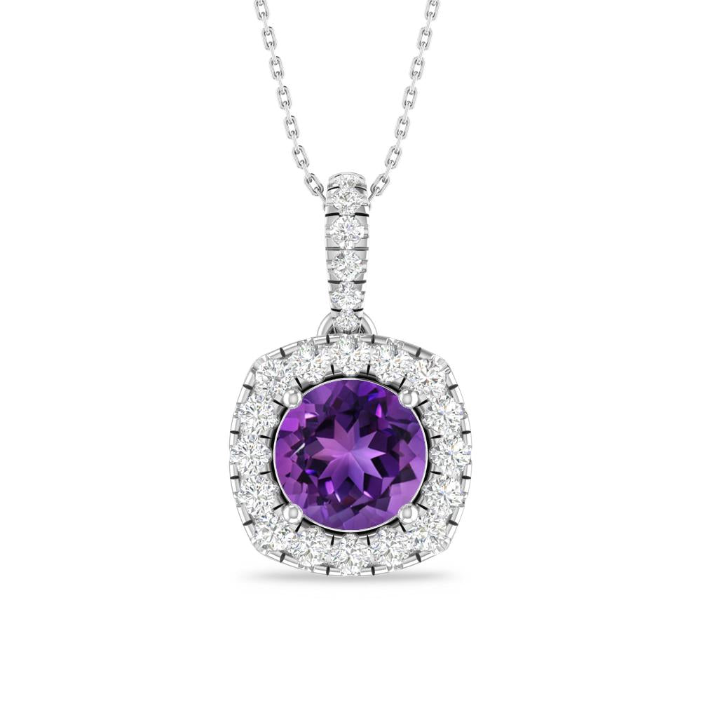 White Gold - Amethyst