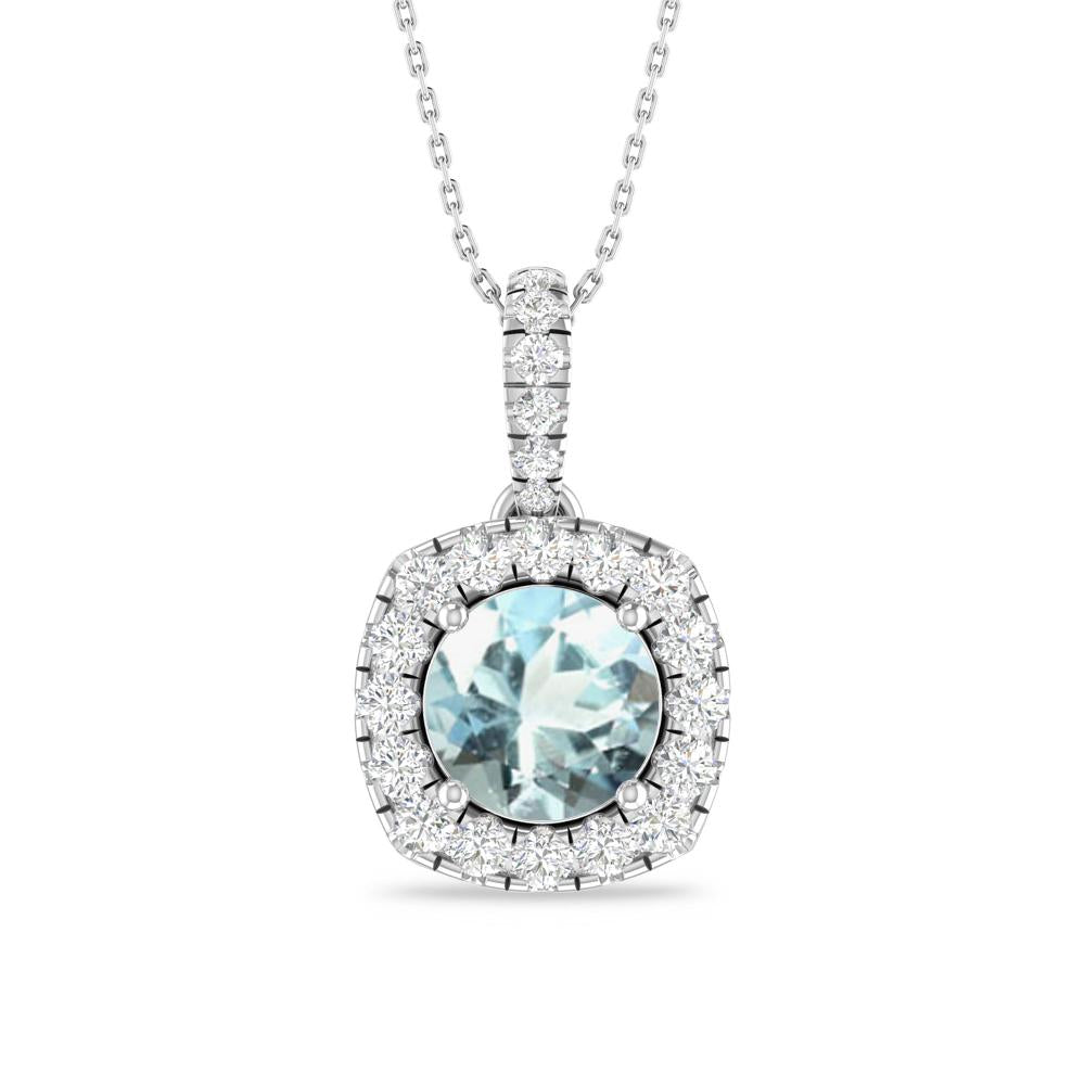 White Gold - Aquamarine