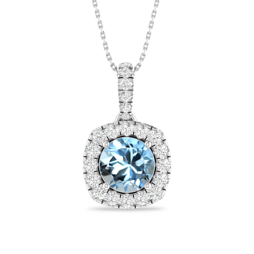 White Gold - Aquamarine