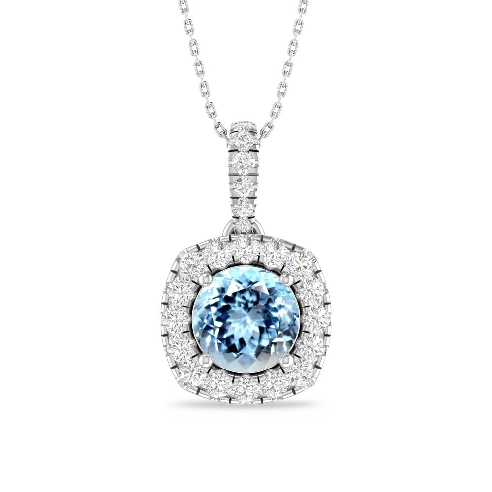 White Gold - Aquamarine