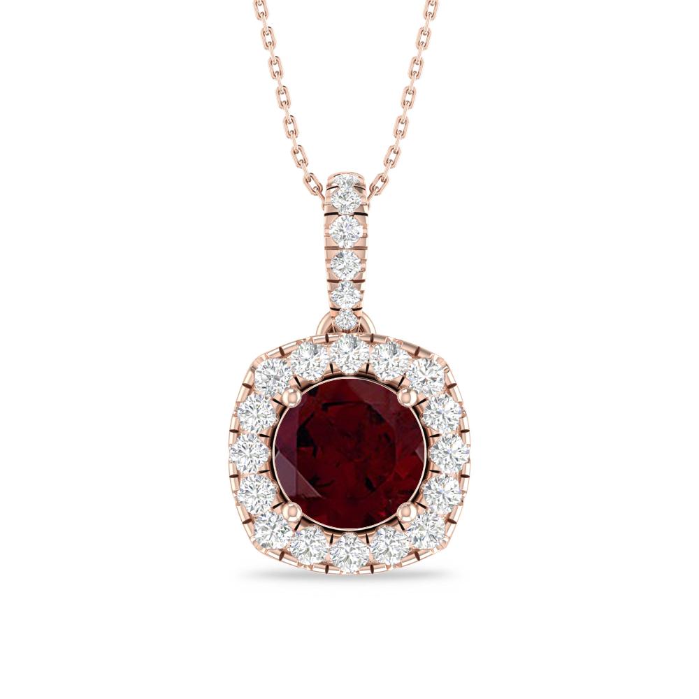 Rose Gold - Garnet