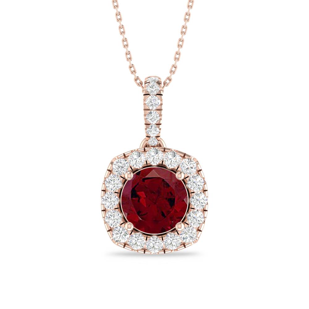 Rose Gold - Garnet