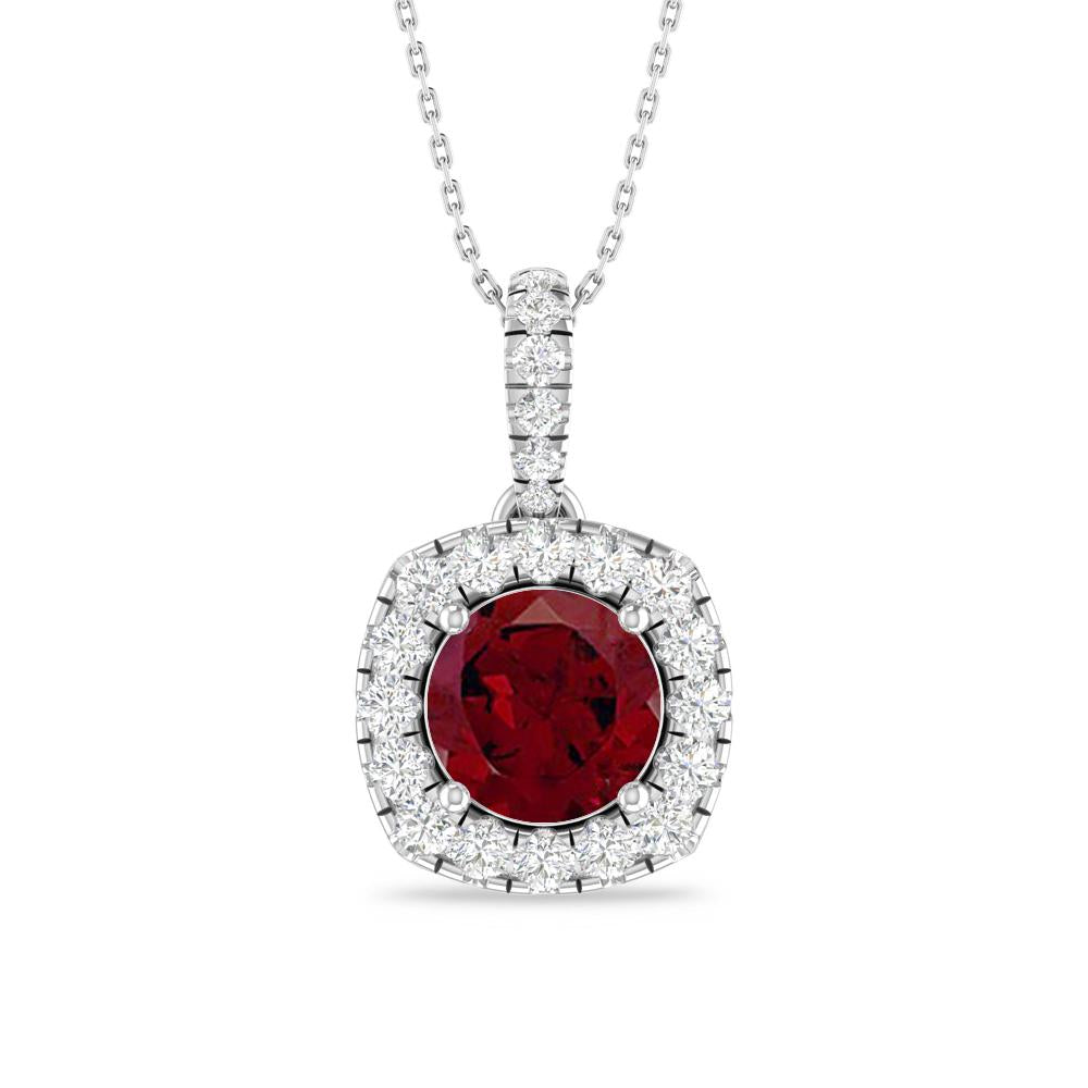 White Gold - Garnet