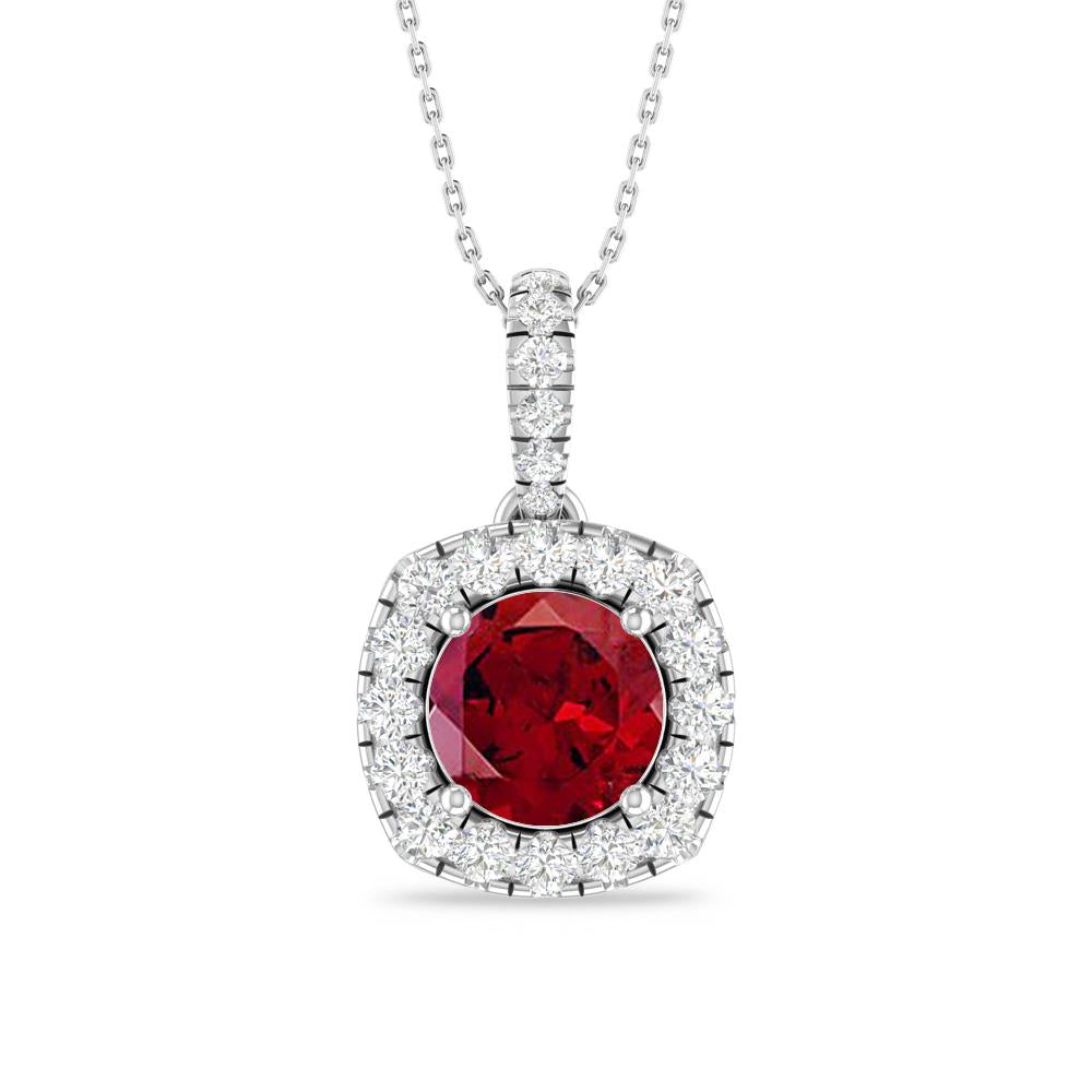 White Gold - Garnet