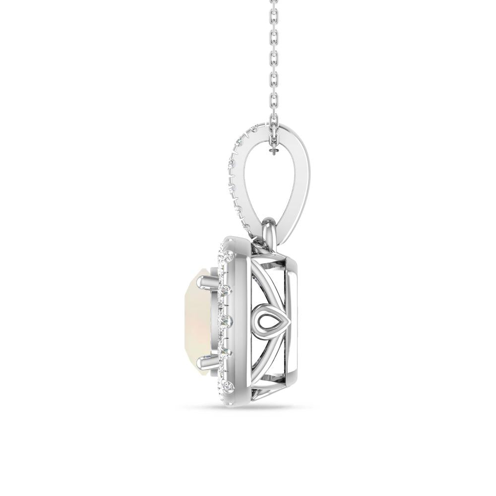White Gold - Opal