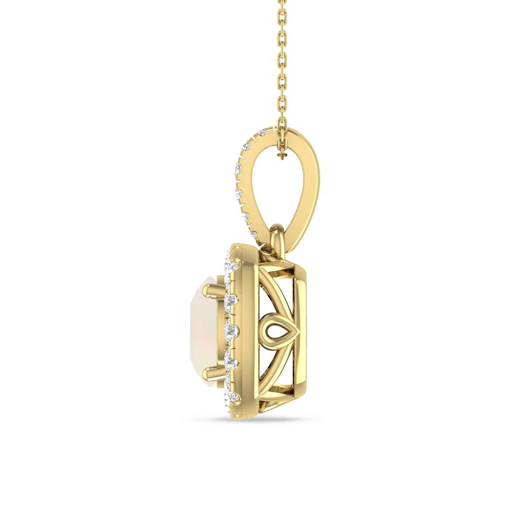 Yellow Gold - Opal