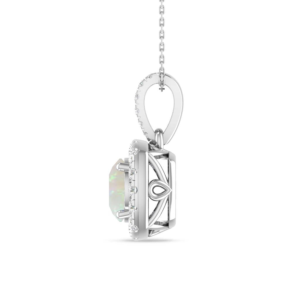 White Gold - Opal