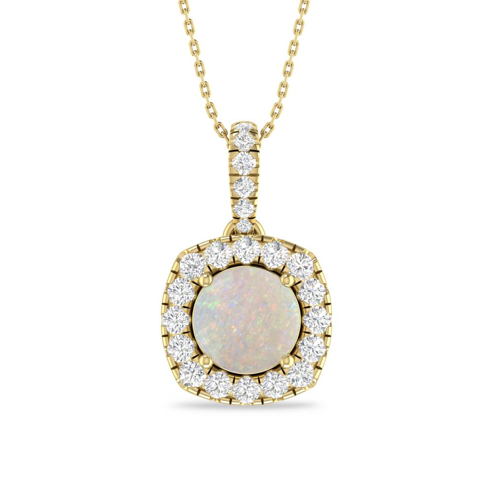 Yellow Gold - Opal