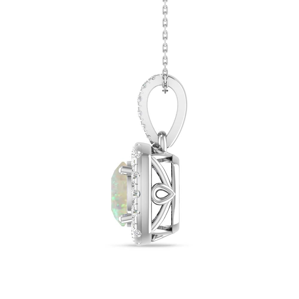 White Gold - Opal