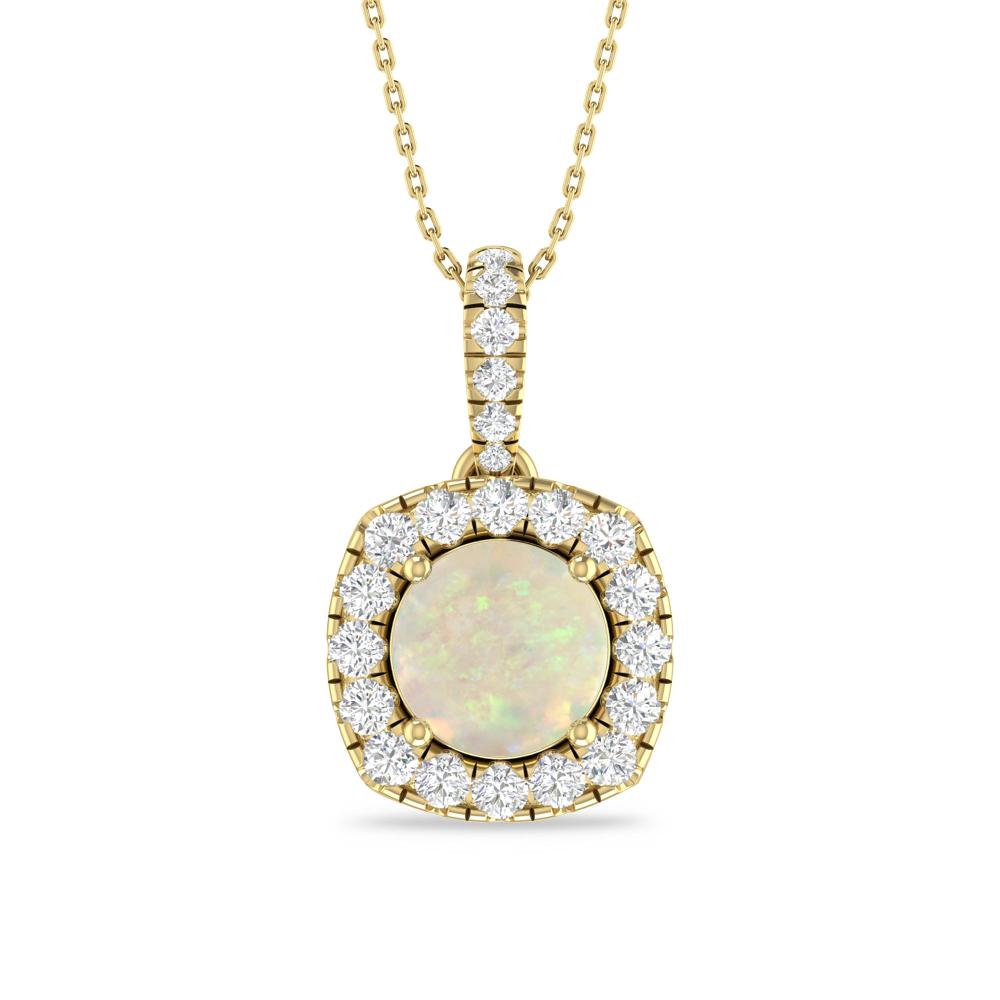 Yellow Gold - Opal