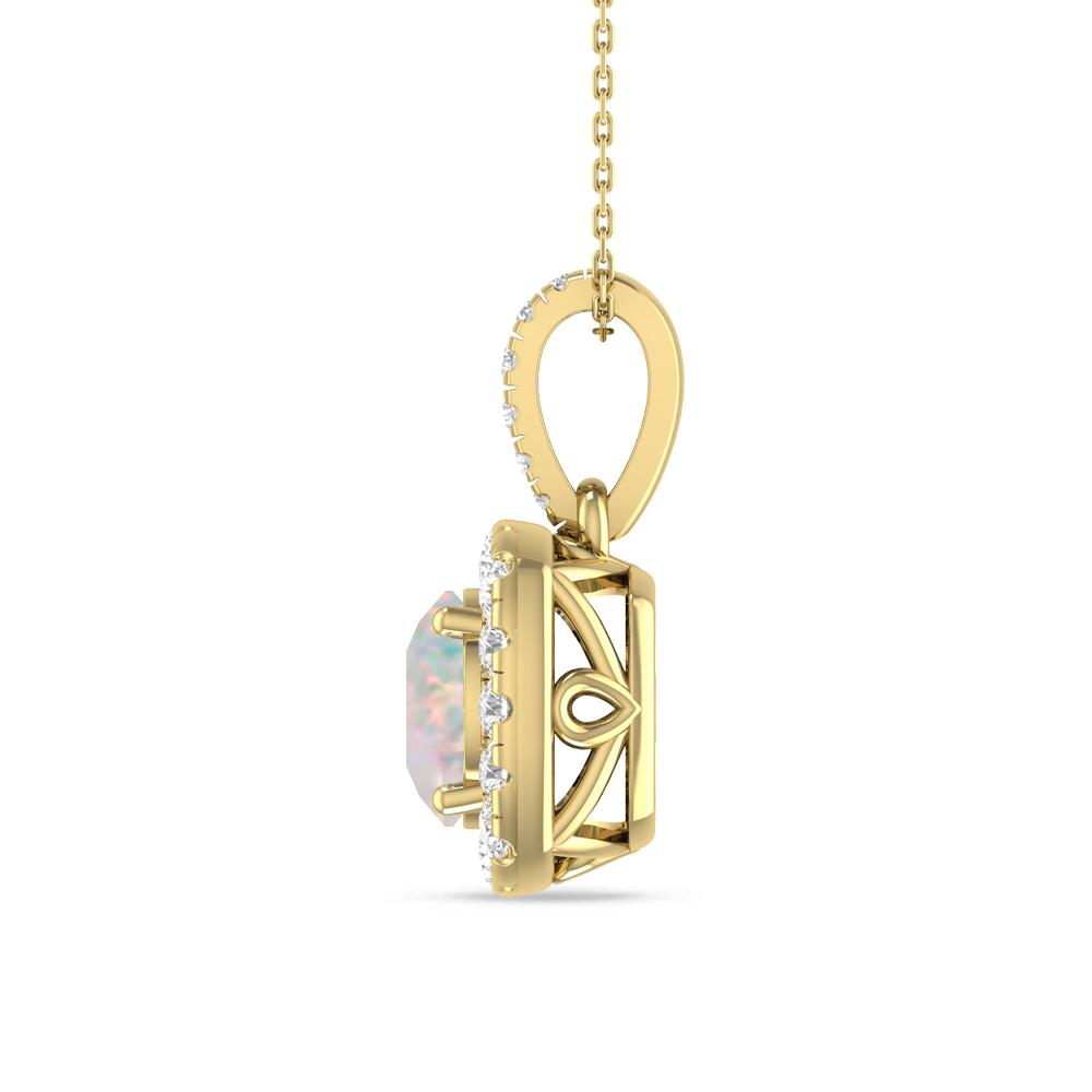 Yellow Gold - Opal