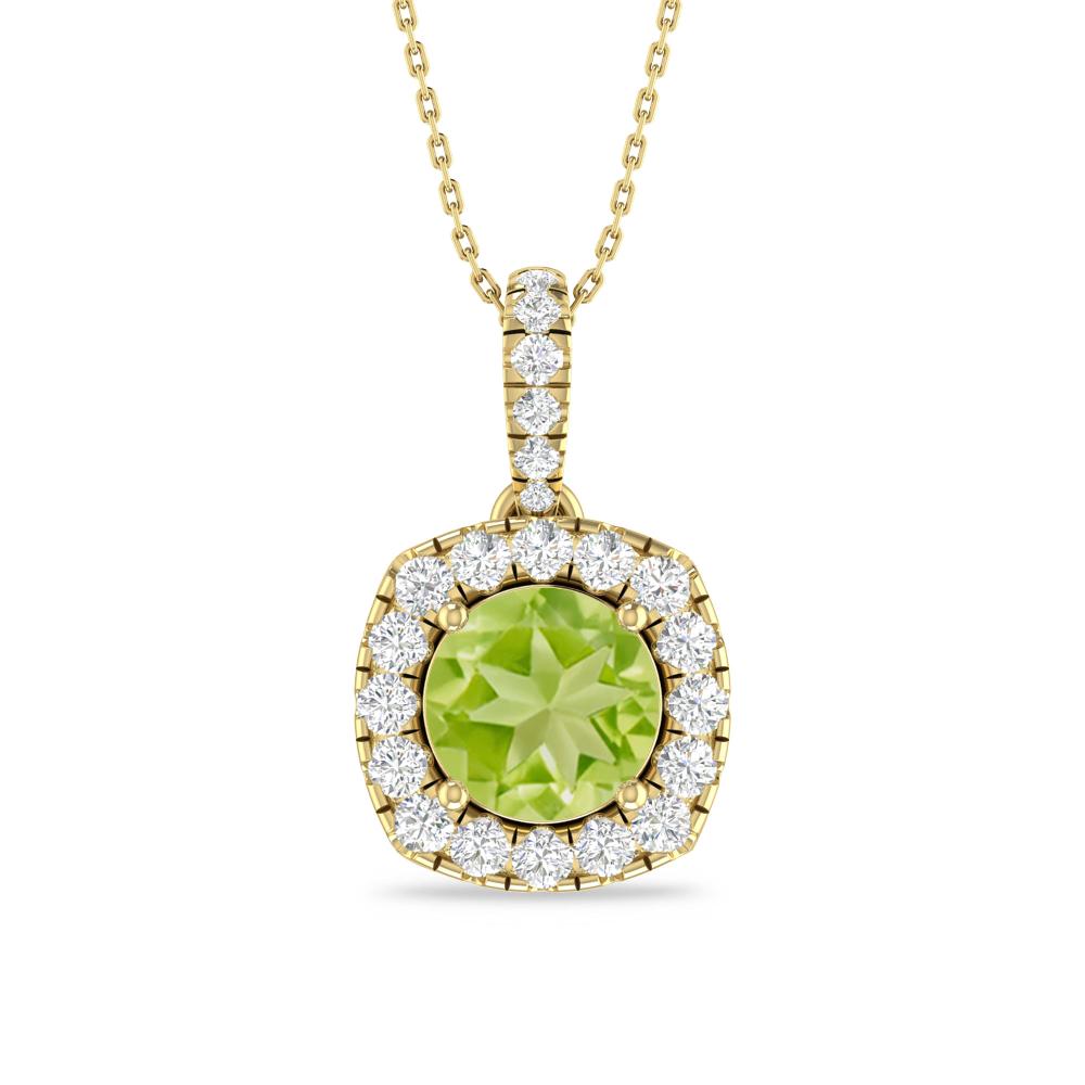 Yellow Gold - Peridot