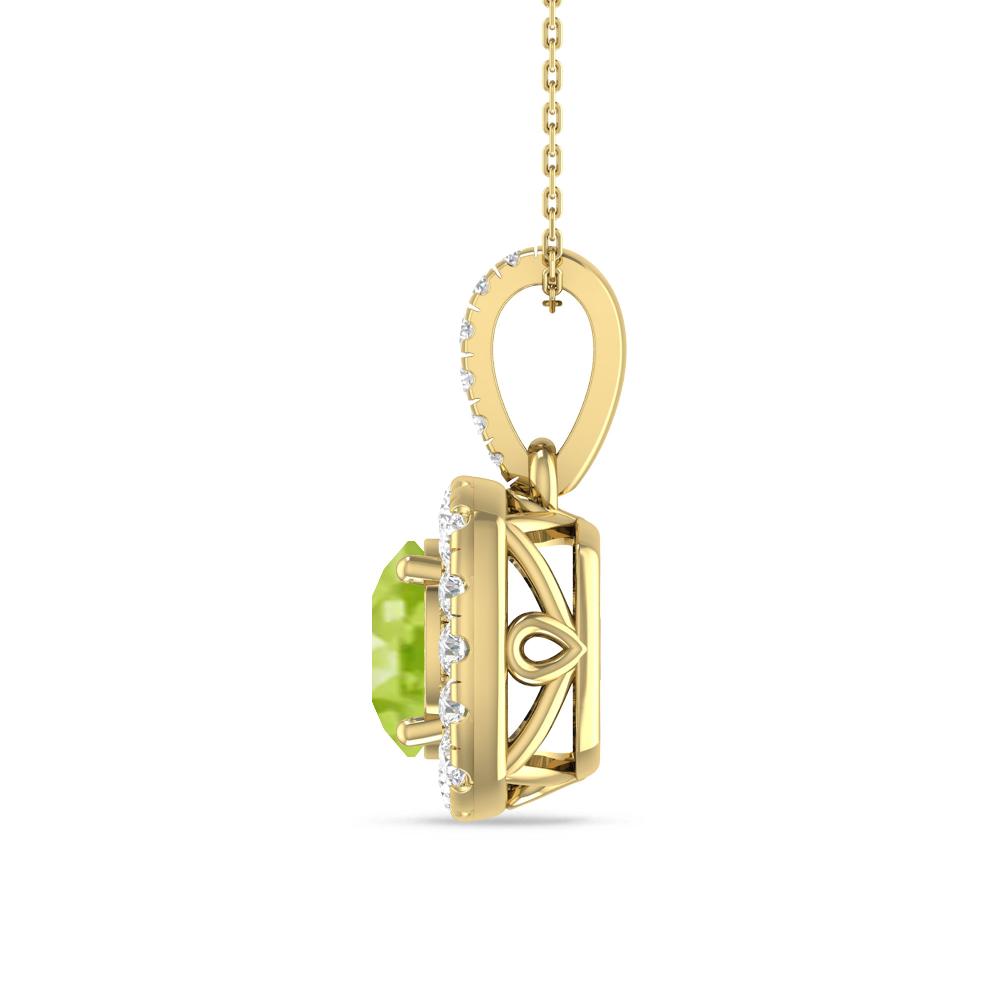 Yellow Gold - Peridot