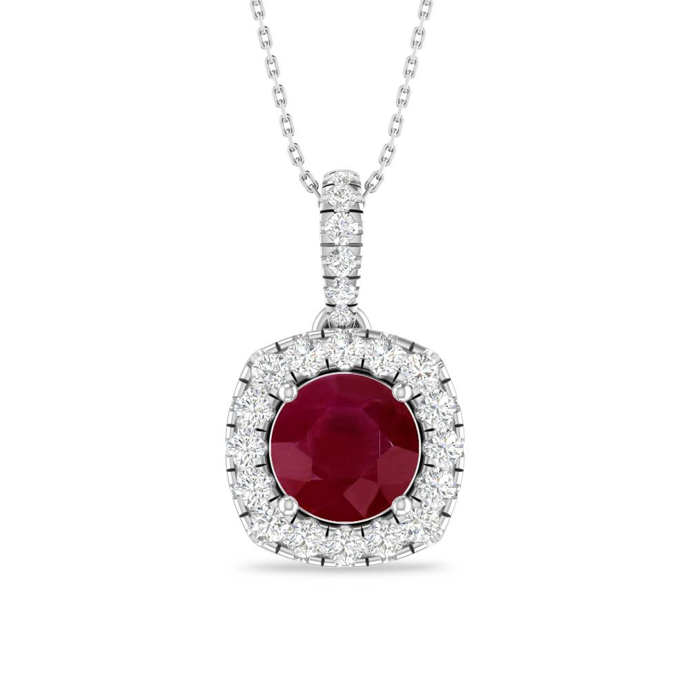 White Gold - Ruby