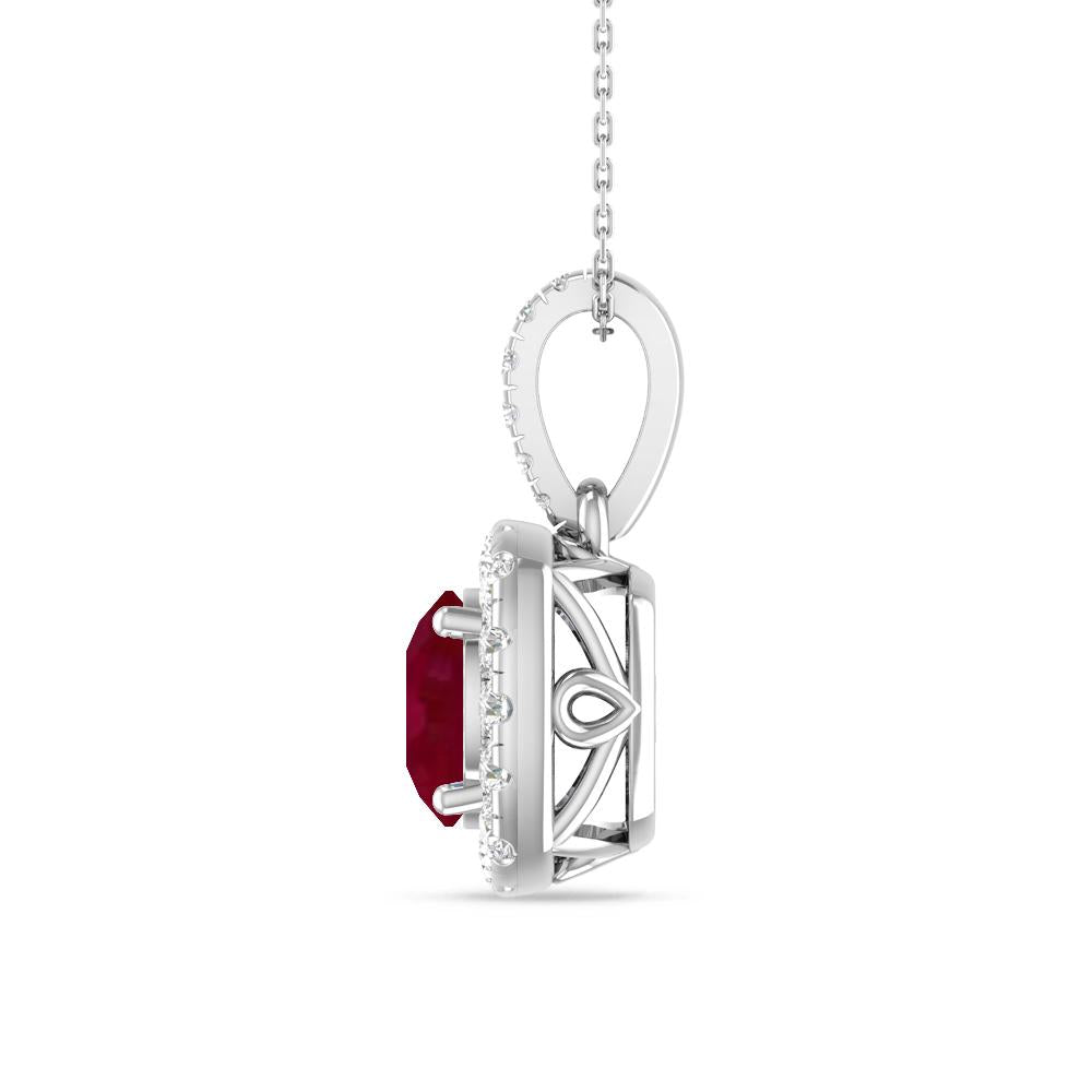 White Gold - Ruby